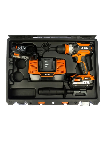 Бесщеточная аккумуляторная дрель AEG BSB 18CBL LI-202C 4935448462