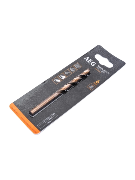 Сверло по металлу HSS-G (6х57х93 мм) AEG AAKHSSG06 4932479312