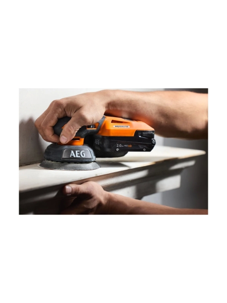 18В Бесщеточная сверхкомпактная низкопрофильная эксцентриковая шлифмашина 125мм BEX18SBL-125-0 AEG 4935498212