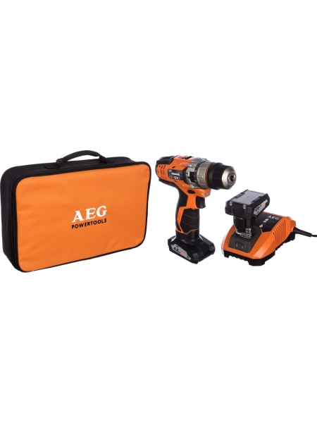 Аккумуляторная ударная дрель-шуруповерт AEG BSB12C2 LI-402B 4935446696