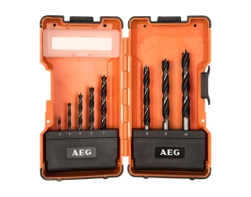 Набор сверл по дереву (8 шт; 3-10 мм) AEG 4932352247