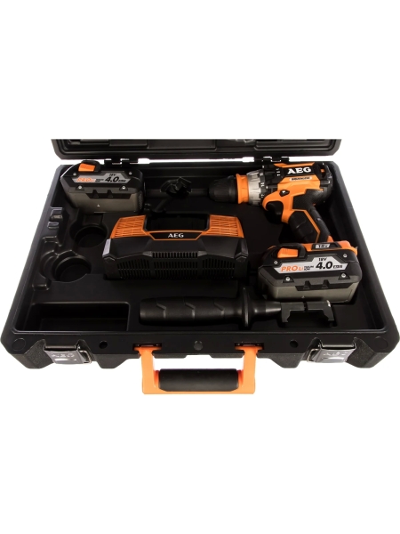 Бесщеточная аккумуляторная дрель-шуруповерт AEG BSB 18CBL LI-402C 4935448463