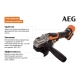 Бесщеточная угловая шлифмашина AEG BEWS18-125BL-0 4935464414