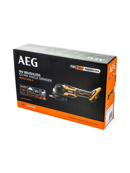 Бесщеточная угловая шлифмашина AEG BEWS18-125BL-0 4935464414