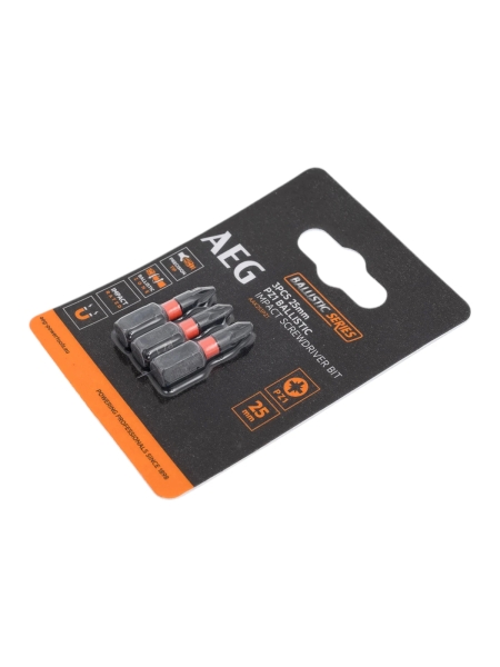 Биты ударные AAK253PZ1 (3 шт; PZ1; 25 мм) AEG 4932479170