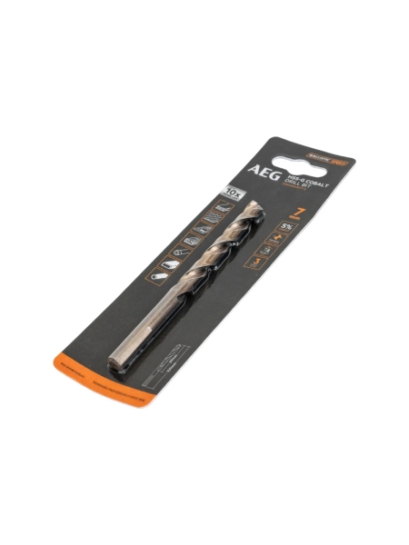 Сверло по металлу HSS-Co (7х69х109 мм) AEG AAKHSSCBT7-0 4932479336