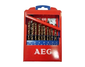 Набор сверл по металлу DIN 338 (19 шт.) AEG 4932373377