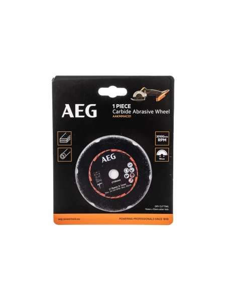 Диск карбидный AAKMMAC01 (76х10х1 мм) для отрезной машины AEG 4932478590