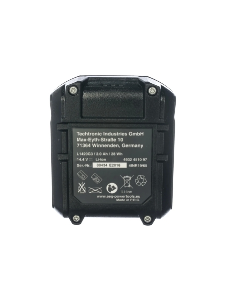 Аккумулятор L1420G3 (14.4 В; 2 А*ч; Li-Ion) AEG 4932451097