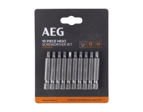 Биты 10 шт, Hex 3, 50 мм AEG ASDH35010 4932479519