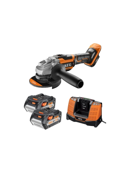 Бесщеточная угловая шлифмашина AEG BEWS18-125BLLI-502C 4935464417