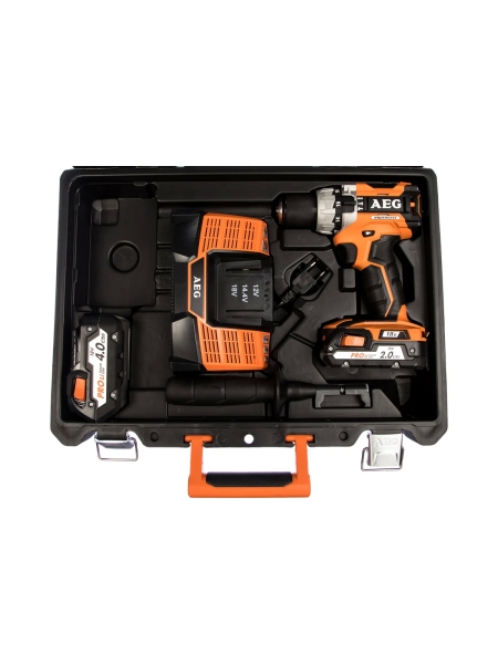 Бесщеточная дрель-шуруповерт AEG BSB18C2BL LI-X02C 4935464098