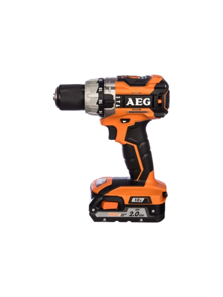 Бесщеточная дрель-шуруповерт AEG BSB18C2BL LI-X02C 4935464098