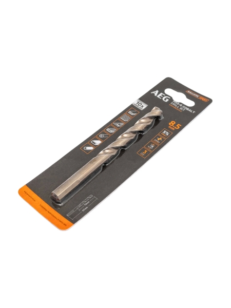 Сверло по металлу HSS-Co (8.5х75х117 мм) AEG AAKHSSCBT8-5 4932479338