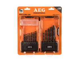 Набор сверл по металлу HSS-R (19 шт; 2-10 мм) AEG 4932352241