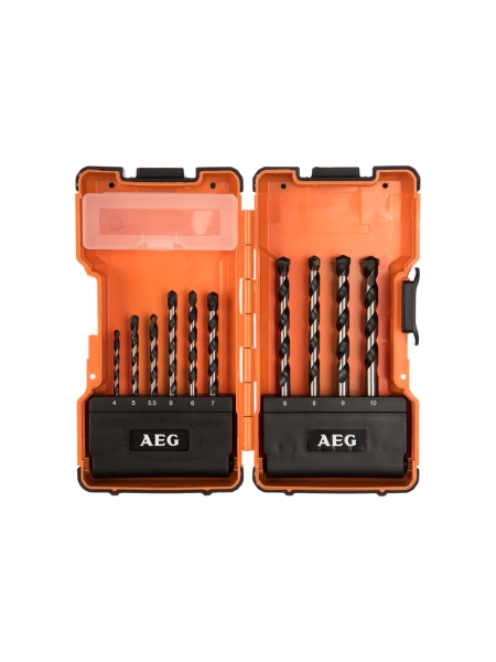 Набор сверл по камню (10 шт; 4-10 мм) AEG 4932352239