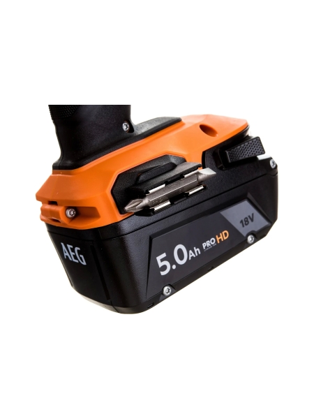 Бесщеточная аккумуляторная ударная дрель-шуруповерт AEG 18В BSB18C3BL-502C 4935478939