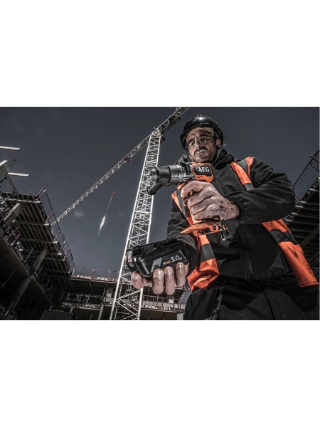 Бесщеточная аккумуляторная ударная дрель-шуруповерт AEG 18В BSB18C3BL-502C 4935478939