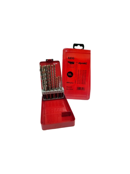 Набор буров (10 шт.) SDS-plus AEG 4932373686