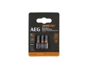 Биты ударные AAK253H3 (3 шт; HEX3; 25 мм) AEG 4932479177