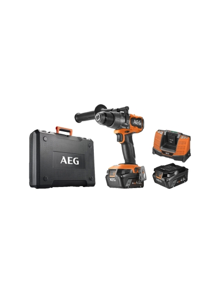 Бесщеточная аккумуляторная ударная дрель-шуруповерт AEG 18В BSB18C3BL-402C 4935478938