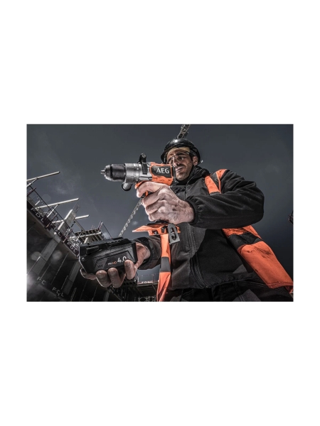 Бесщеточная аккумуляторная ударная дрель-шуруповерт AEG 18В BSB18C3BL-402C 4935478938