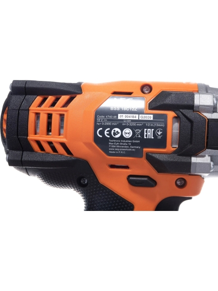Аккумуляторный гайковерт AEG BSS 18C12ZLi-0 4935446449