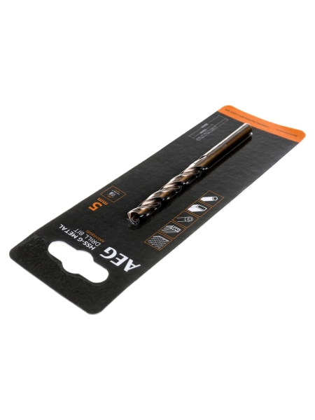 Сверло по металлу HSS-G (5х52х86 мм) AEG AAKHSSG05 4932479310