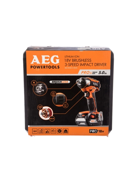 Бесщеточный импульсный винтоверт AEG BSS18CB3 LI-502C 4935459898
