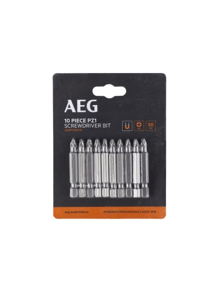 Биты 10 шт, PZ1, 50 мм AEG ASDPZ15010 4932479512