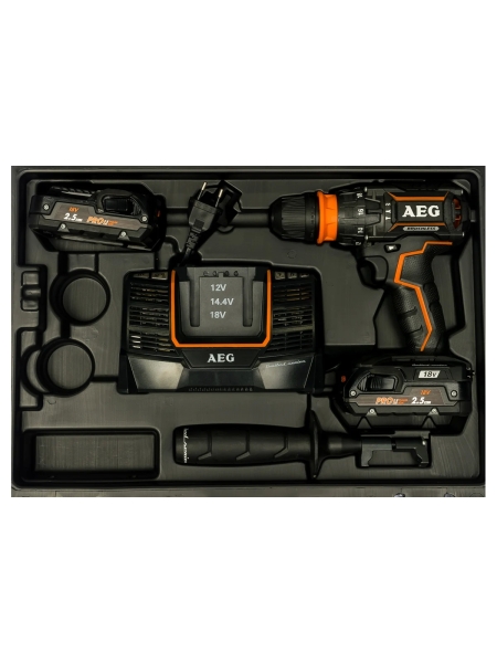 Дрель-шуруповерт AEG BSB18CBLLE LI-252CKIT1 4935464411