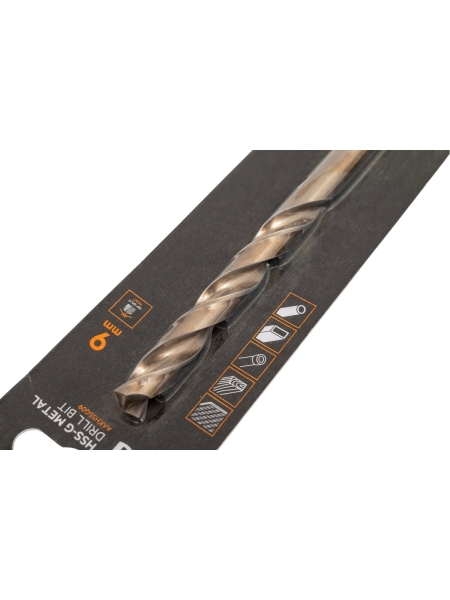 Сверло по металлу HSS-G (9х81х125 мм) AEG AAKHSSG09 4932479316