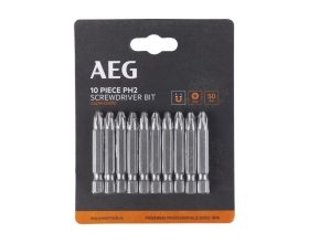Биты 10 шт, РН2, 50 мм AEG ASDPH25010 4932479504