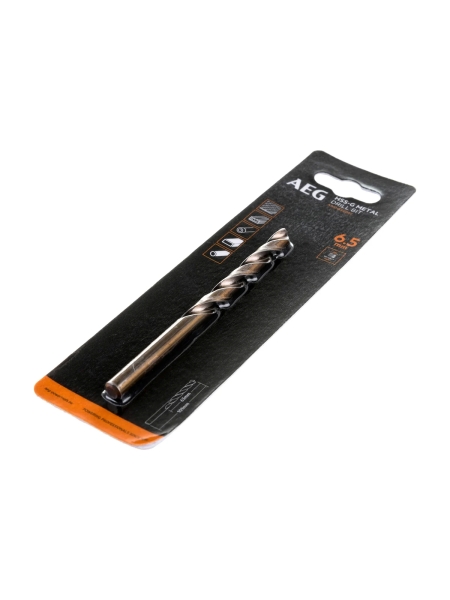 Сверло по металлу HSS-G (6.5х63х101 мм) AEG AAKHSSG065 4932479313