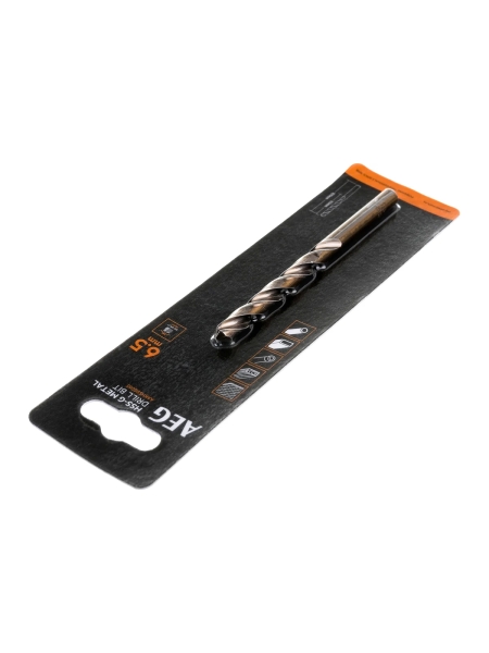 Сверло по металлу HSS-G (6.5х63х101 мм) AEG AAKHSSG065 4932479313