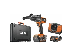 Бесщеточная аккумуляторная ударная дрель-шуруповерт AEG 18В BSB18C3BL-X02C 4935478937