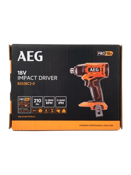 Аккумуляторный винтоверт AEG BSS18C2-0 4935478633