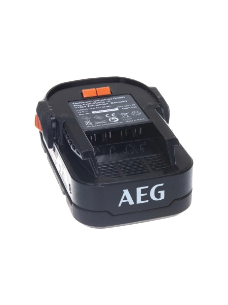 Аккумулятор (18 В; 2.0 А*ч; Li-Ion) + зарядное устройство SETL1820AL AEG 4935478072