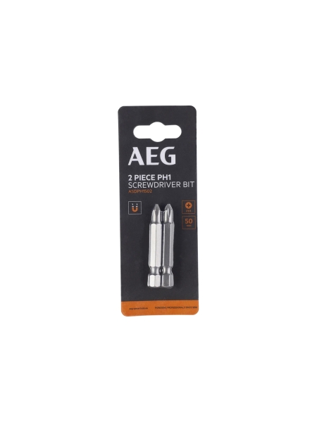 Биты 2 шт, РН1, 50 мм AEG ASDPH1502 4932479524