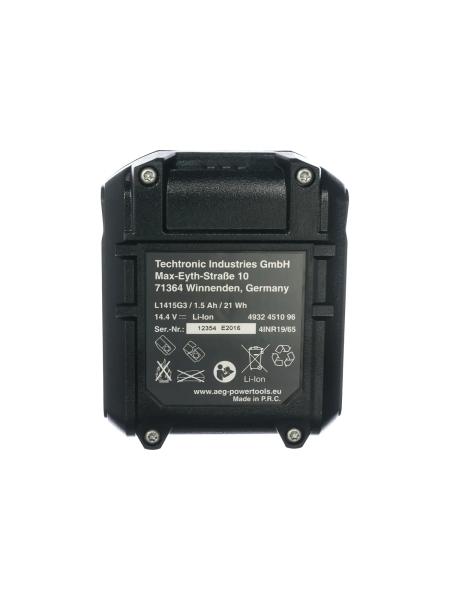 Аккумулятор L1415G3 (14.4 В; 1.5 А*ч; Li-Ion) AEG 4932451096