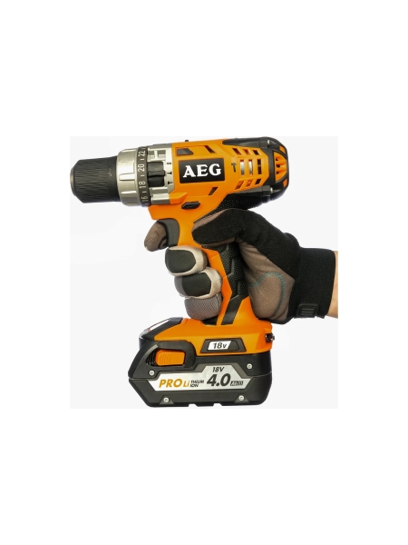 Аккумуляторная ударная дрель-шуруповерт AEG BSB 18C LI-402C 443997