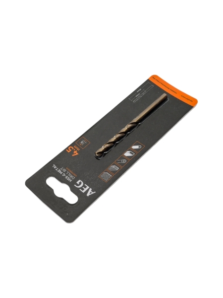 Сверло по металлу HSS-G (4.5х47х80 мм) AEG AAKHSSG045 4932479309