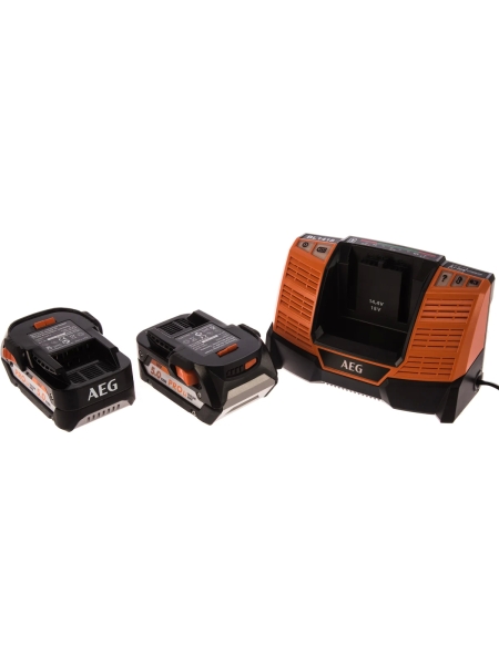 Набор из аккумуляторов и зарядного устройства SETLL1850BL 18В, 5Ач, Li-Ion AEG 4932464019