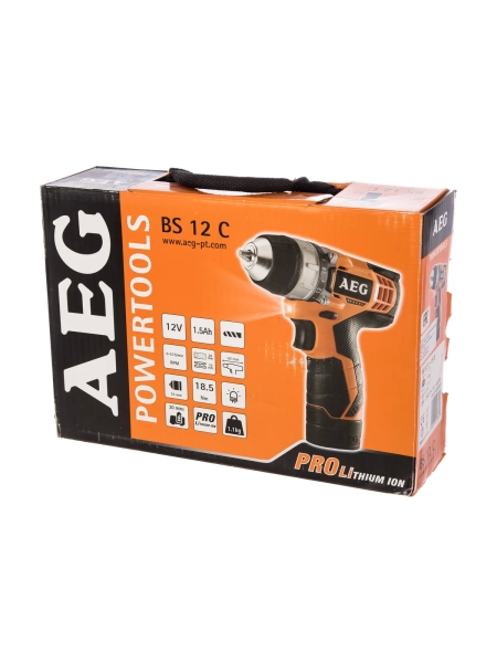 Дрель-шуруповерт AEG BS12CLI-151B 4935433901