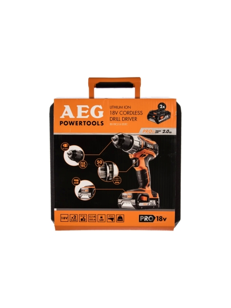 Аккумуляторная дрель-шуруповерт AEG Compact BS18C2 LI-202C 4935459721