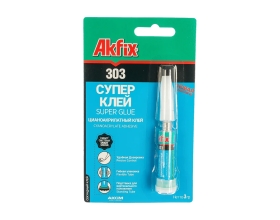 Супер клей Akfix 303 3 гр GA003