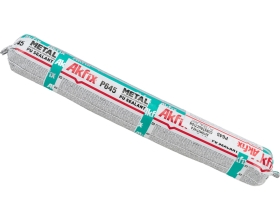 Полиуретановый автомобильный, строительный герметик Akfix P645 45 Шор, черный, 600 мл AA653