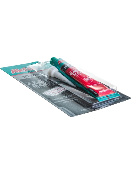 Термостойкий силиконовый герметик Akfix HT300, черный, 50 мл SA113