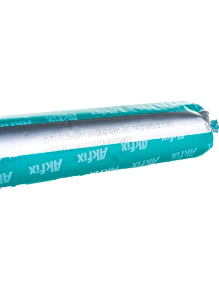 Полиуретановый быстросохнущий герметик Akfix 637FC, серый, 600 мл AA667