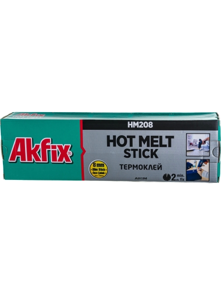 Термоклей HM208 (8 мм; 1 кг; 78 шт) Akfix GA120